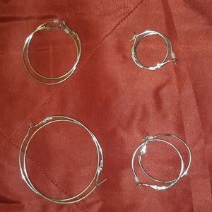 Silver Hoop Earrings